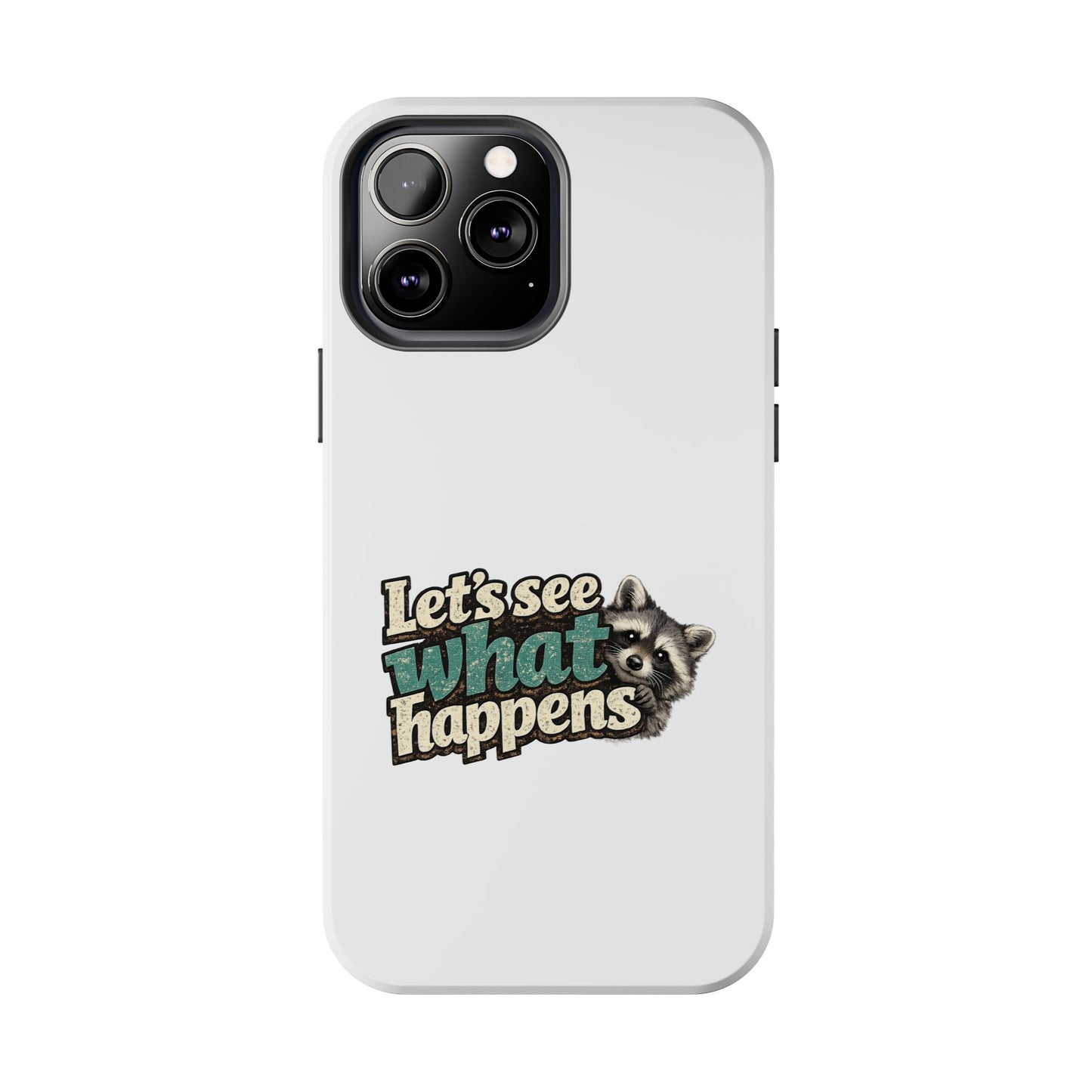 Peek & See Raccoon Phone Case — Tough & Cute Protective Phone Cover