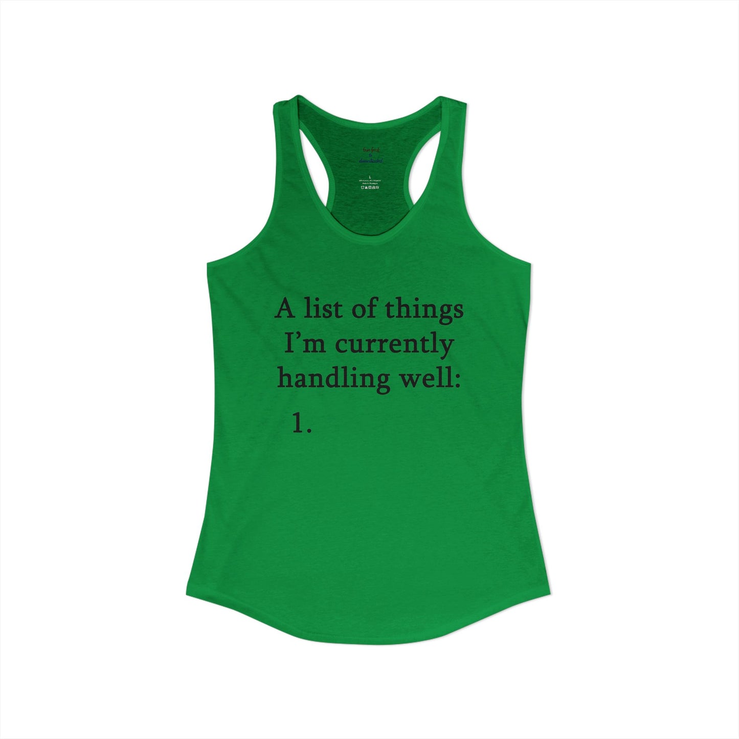 A List Racerback Tank