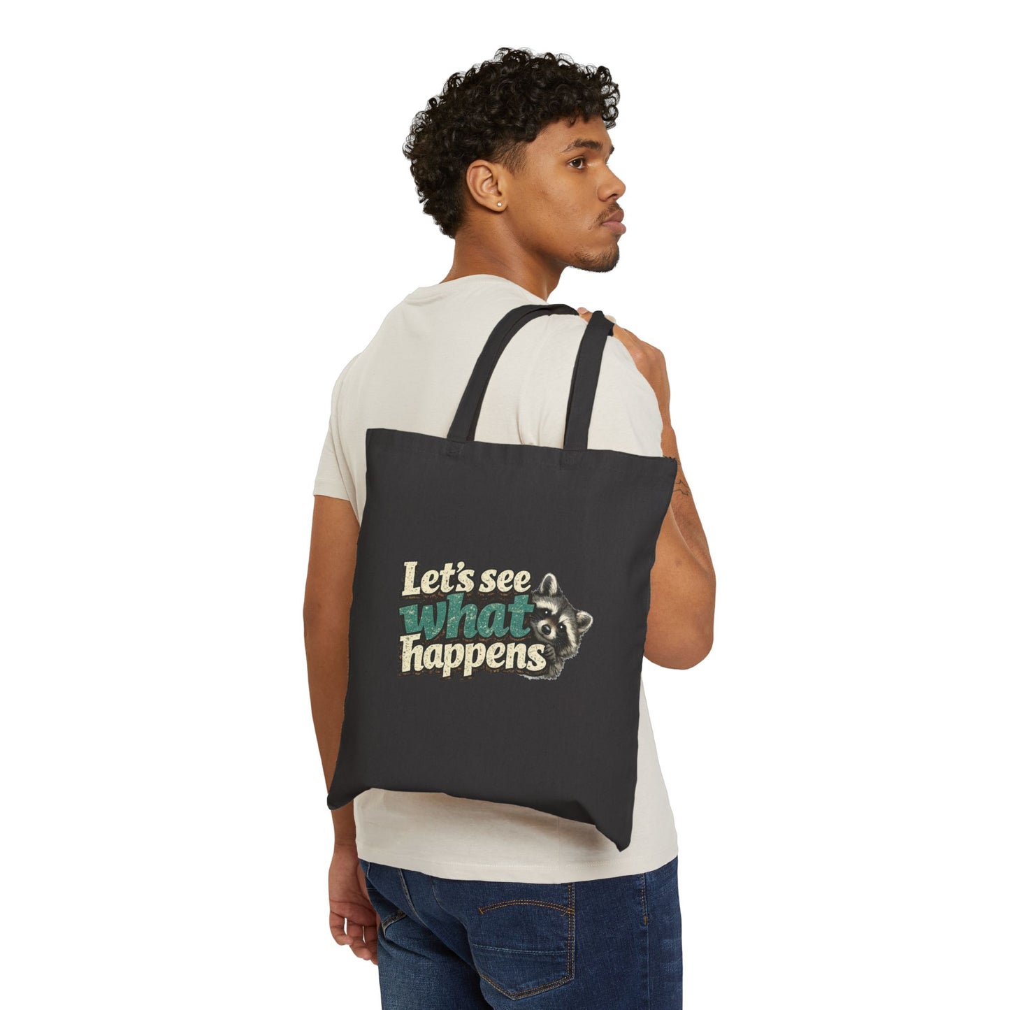 Peek & See Canvas Tote Bag