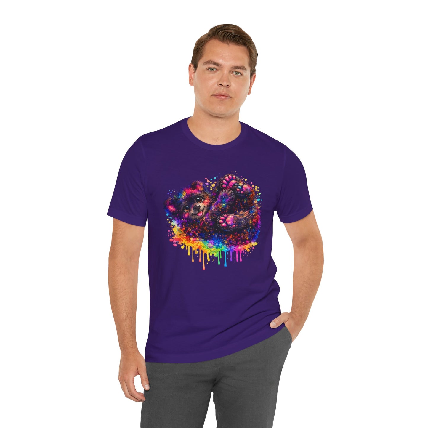 Watercolor Wildlife Bear Cub T-Shirt