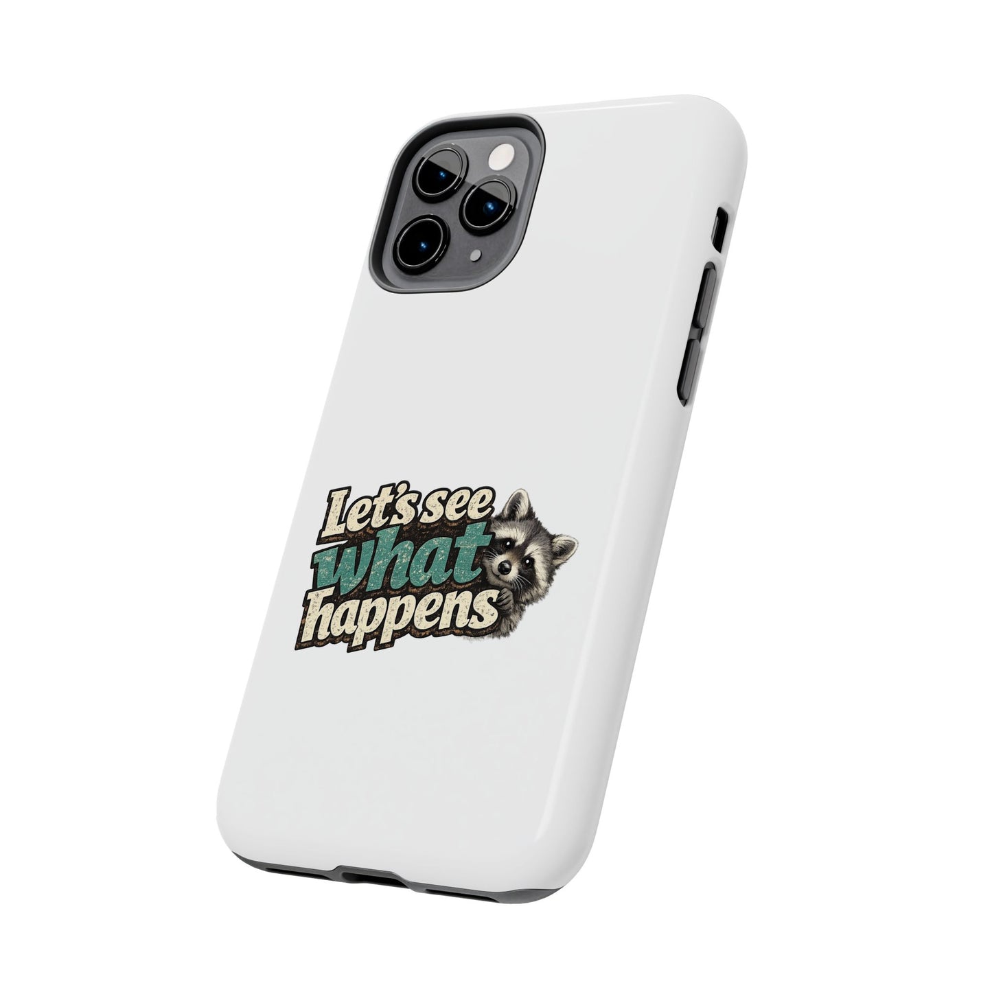 Peek & See Raccoon Phone Case — Tough & Cute Protective Phone Cover