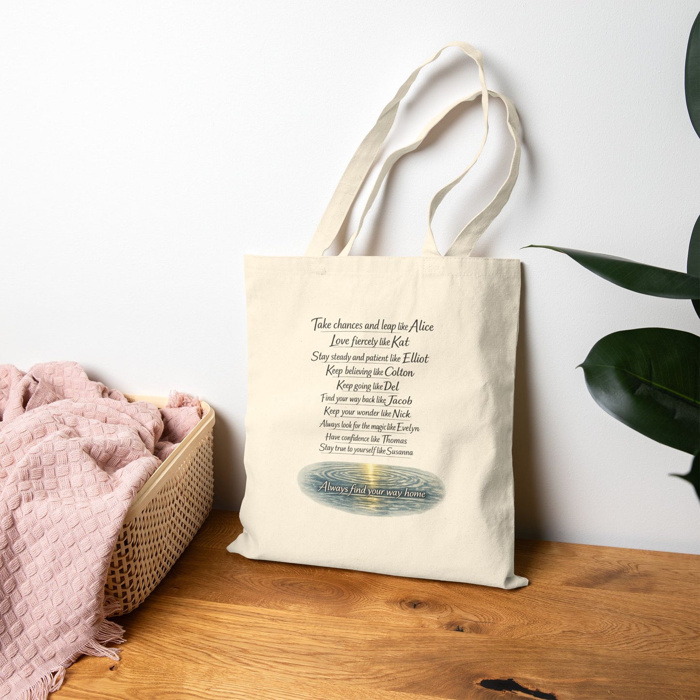 Find Your Way Cotton Canvas Tote Bag