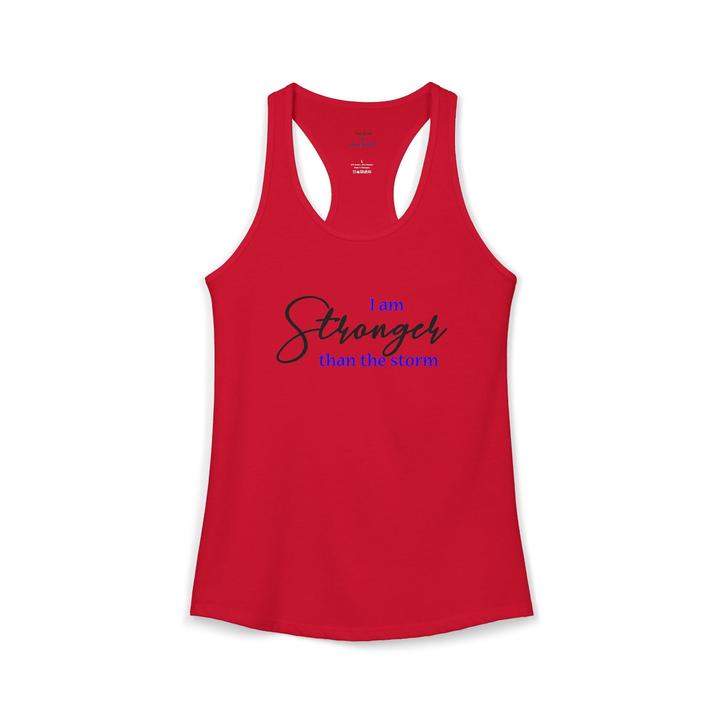 Stronger Than The Storm Racerback Tank