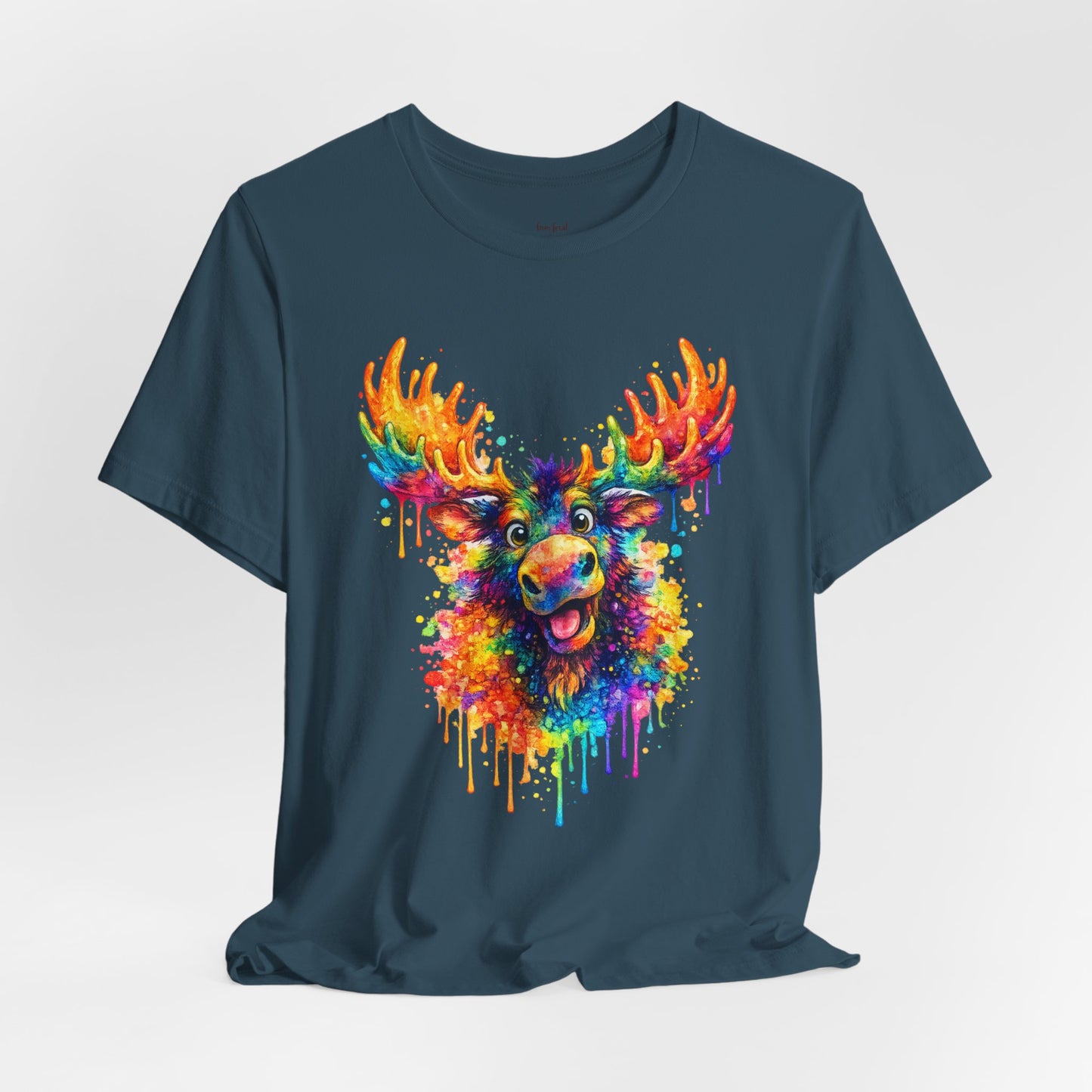 Watercolor Wildlife Moose T-Shirt