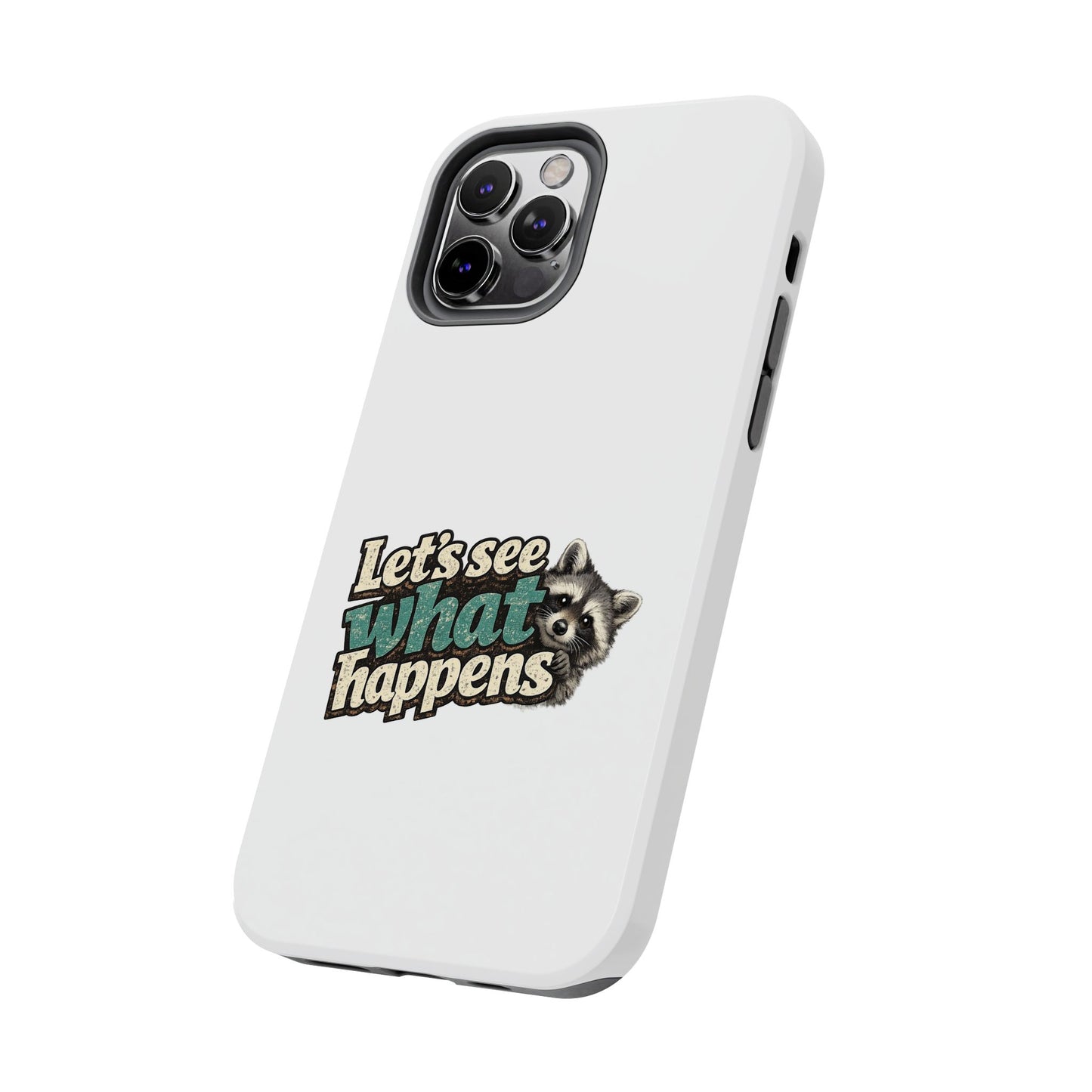 Peek & See Raccoon Phone Case — Tough & Cute Protective Phone Cover