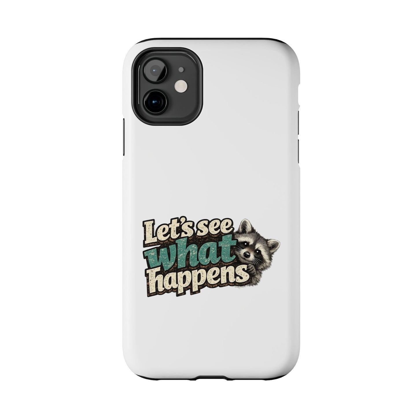 Peek & See Raccoon Phone Case — Tough & Cute Protective Phone Cover