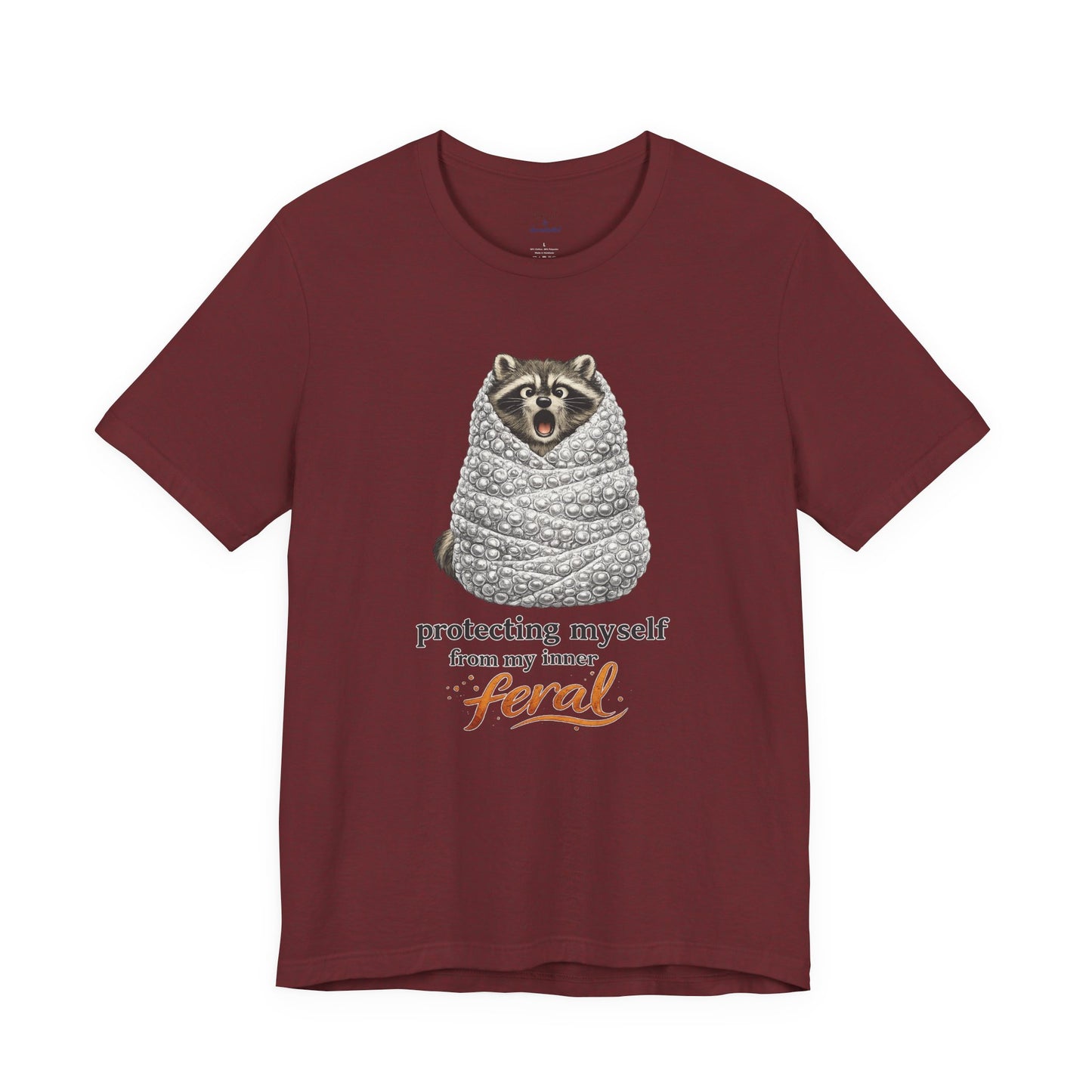Bubble Wrapped Raccoon T-shirt