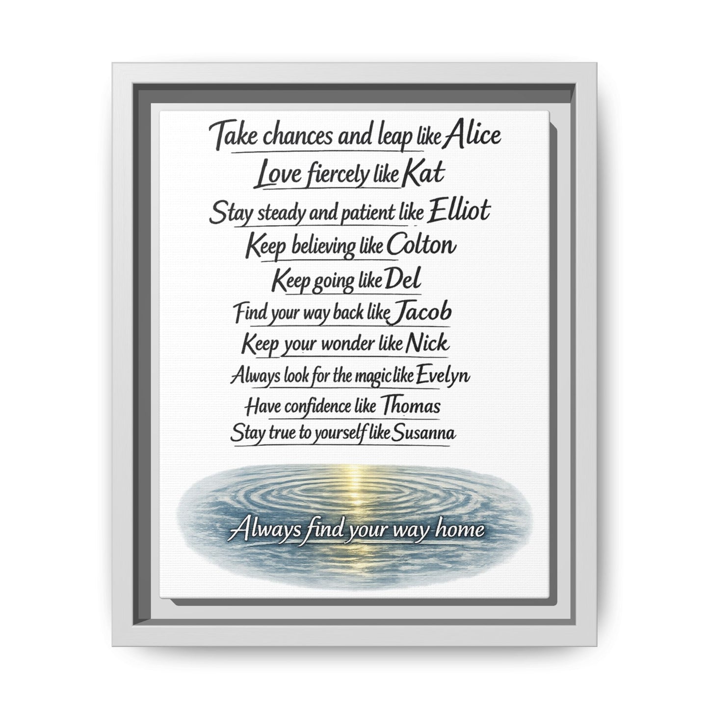 Find Your Way | Matte Canvas, Framed