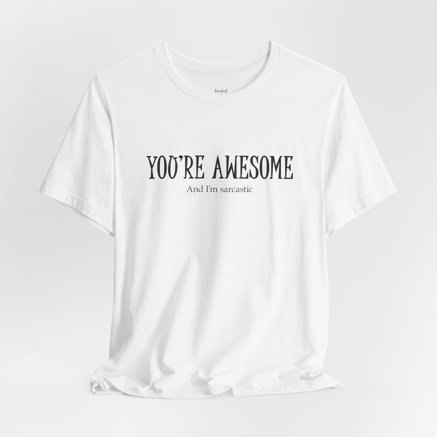 You're Awesome (And I'm Sarcastic) T-Shirt