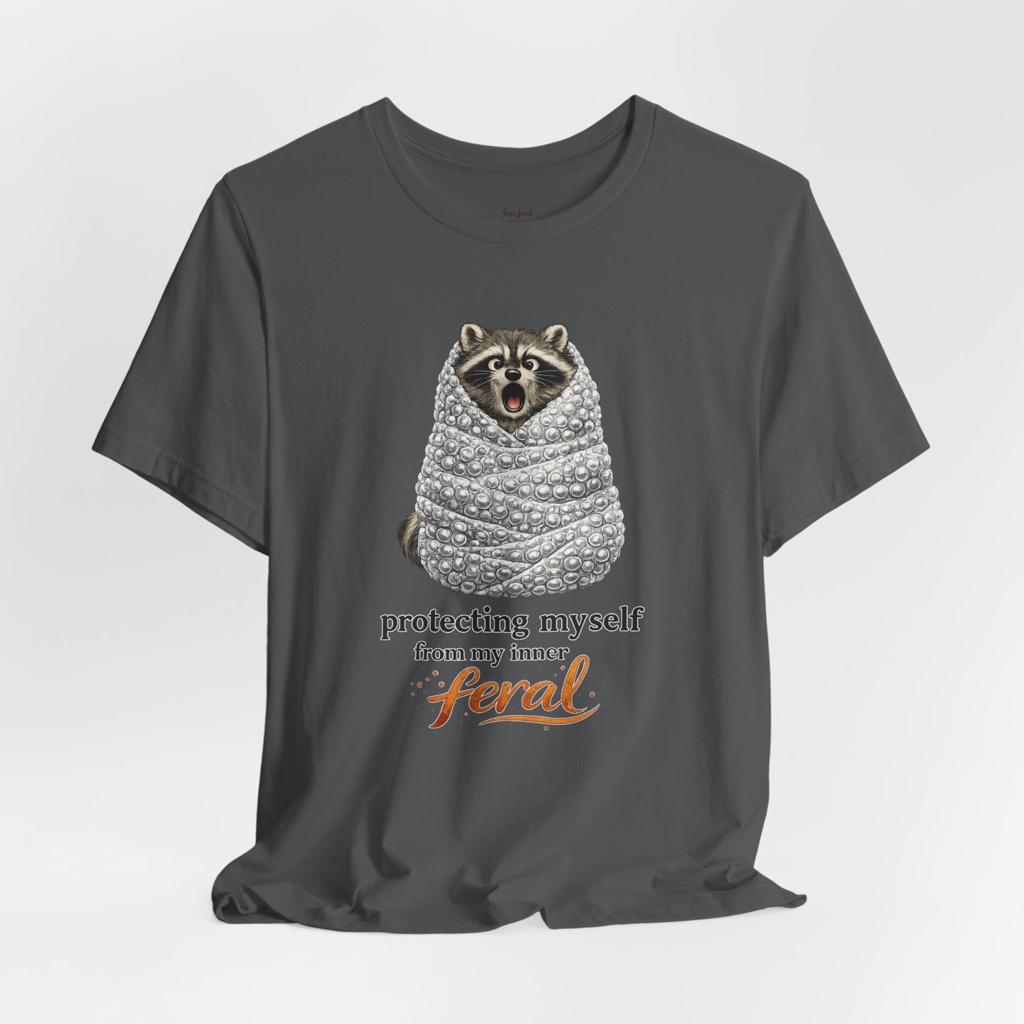 Bubble Wrapped Raccoon T-shirt
