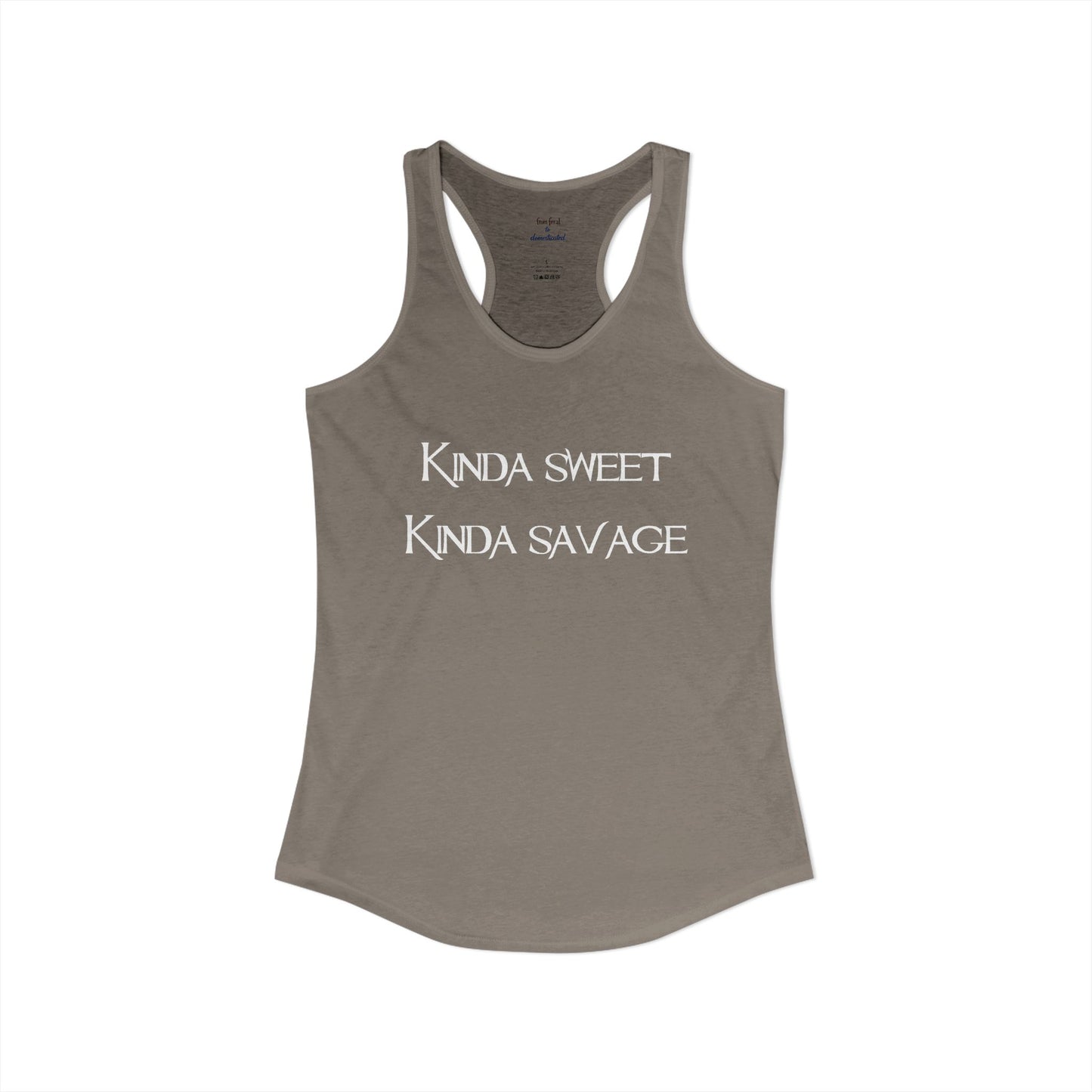 Kinda Both Racerback Tank