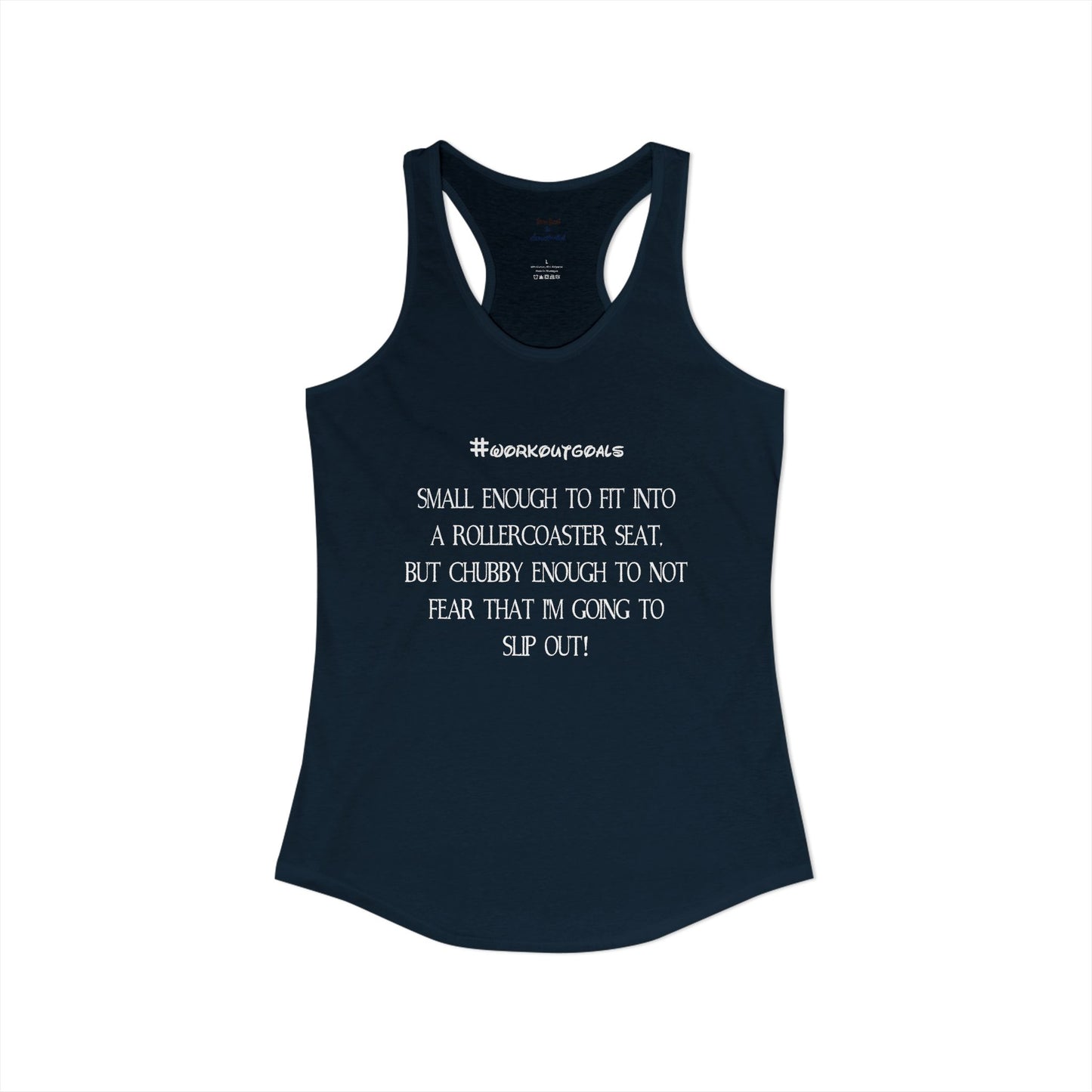 Workout Goals Racerback Tank