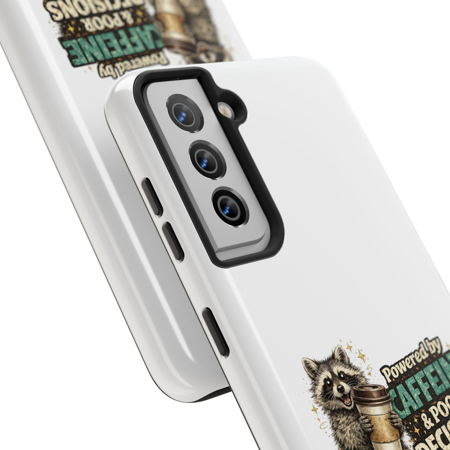 Poor Decisions Raccoon Phone Case — Tough & Cute Protective Phone Cover