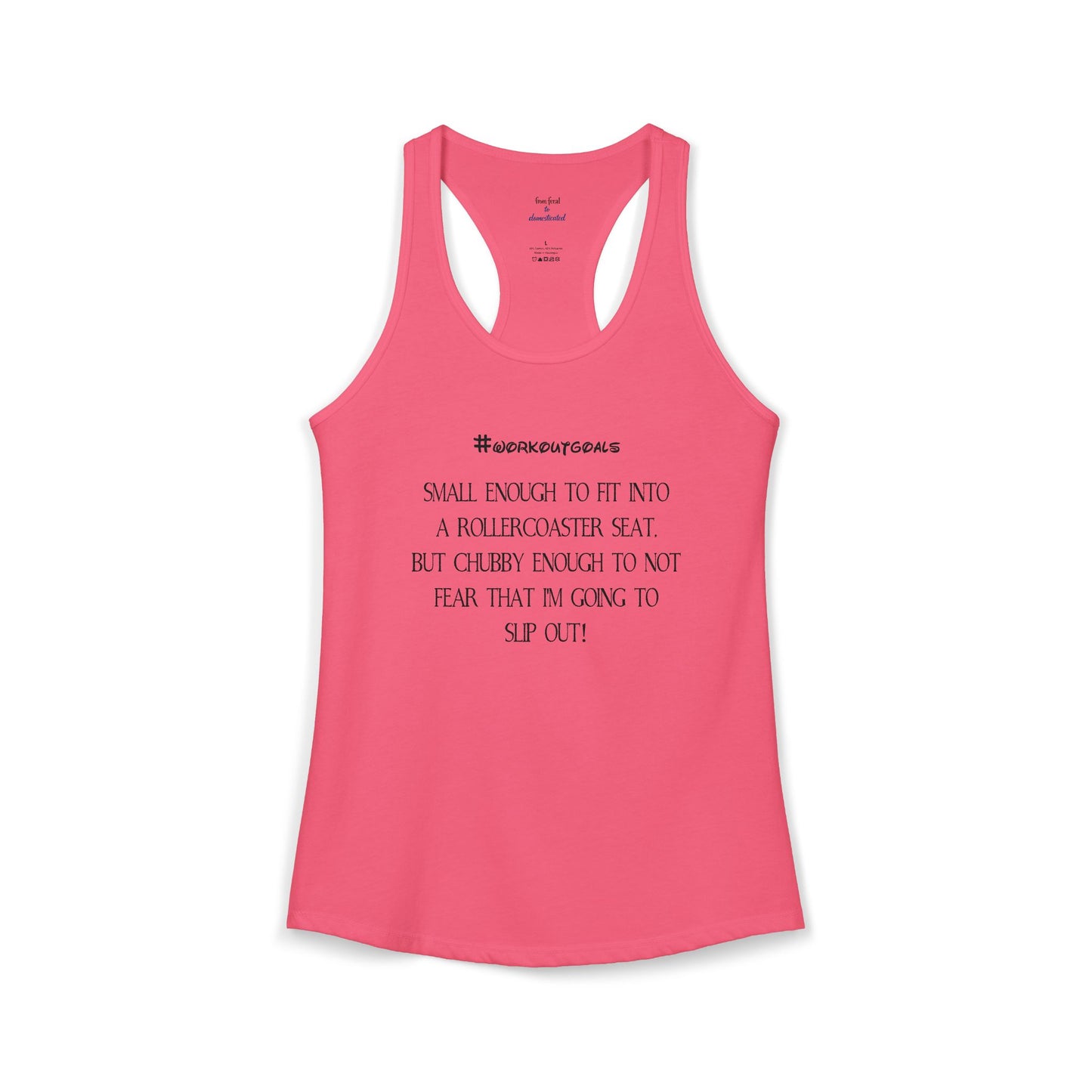 Workout Goals Racerback Tank