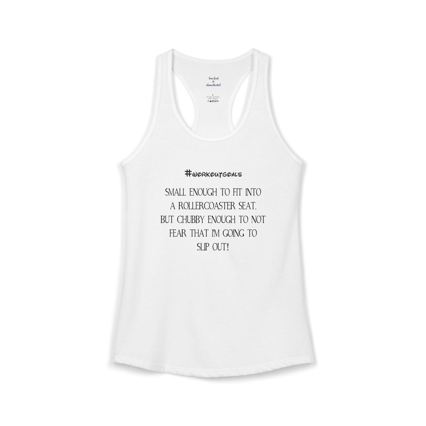 Workout Goals Racerback Tank