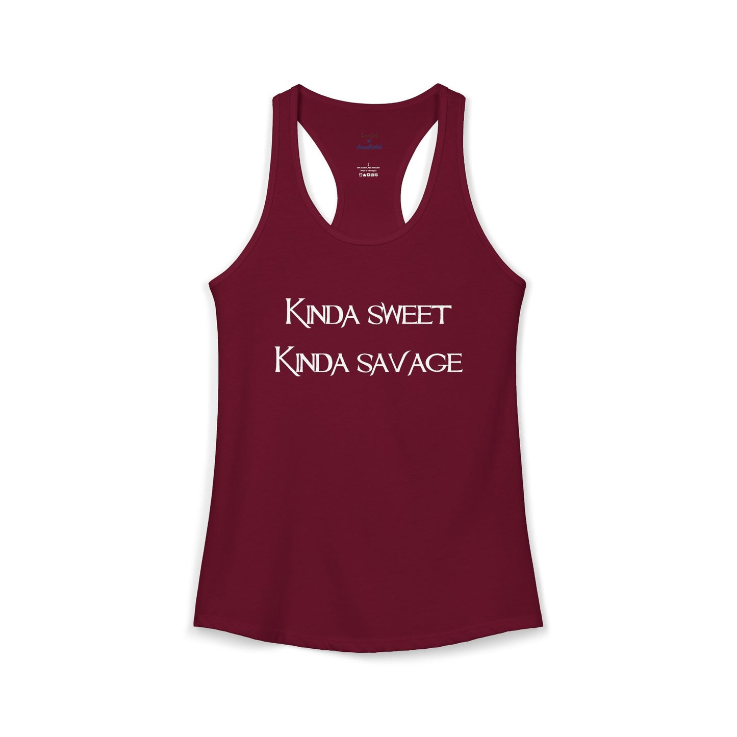 Kinda Both Racerback Tank