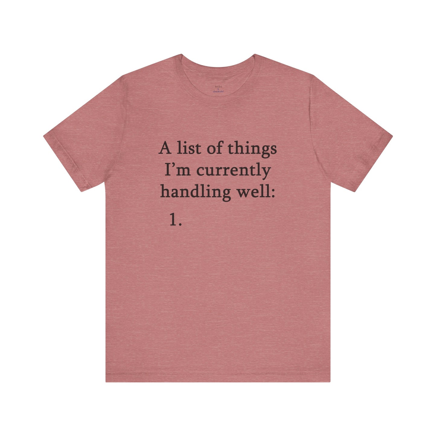 A List Tee