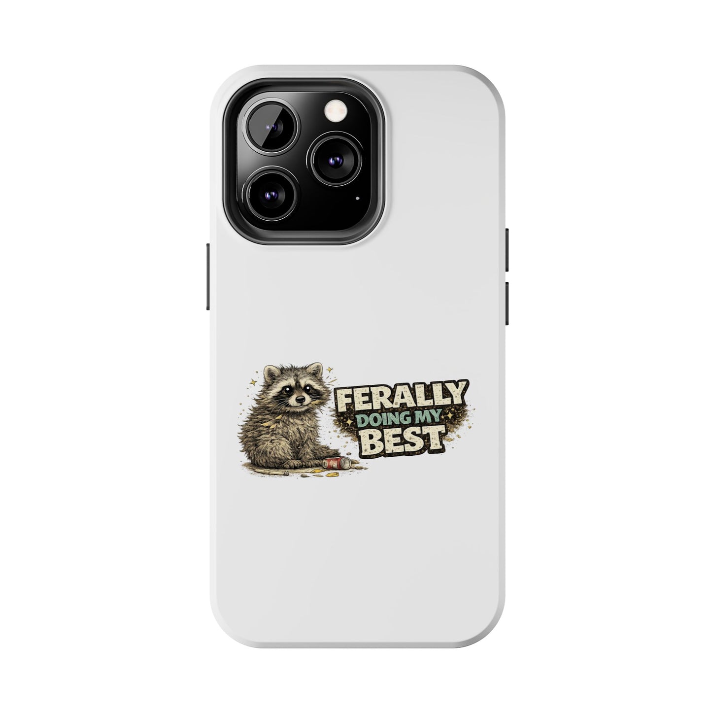 Ferally Raccoon Phone Case — Tough & Cute Protective Phone Cover