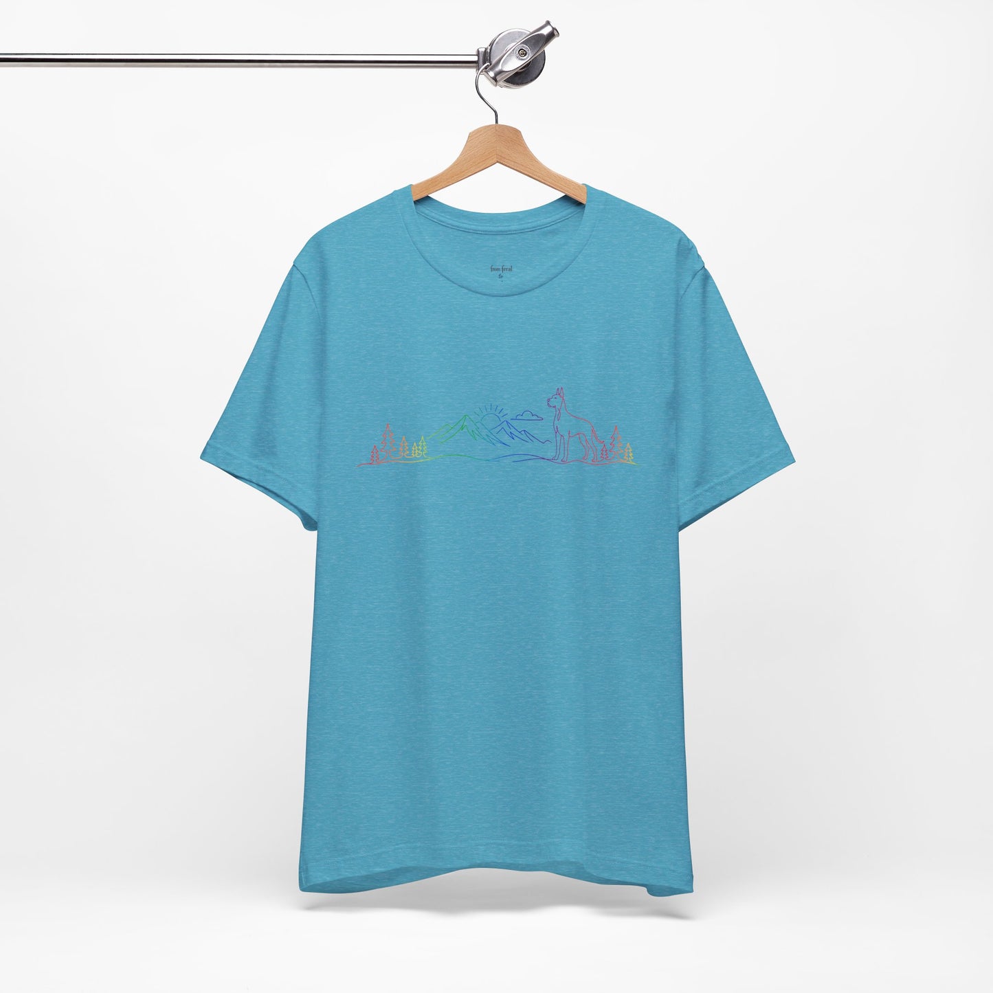 Cropped Great Dane Wild Lines T-Shirt