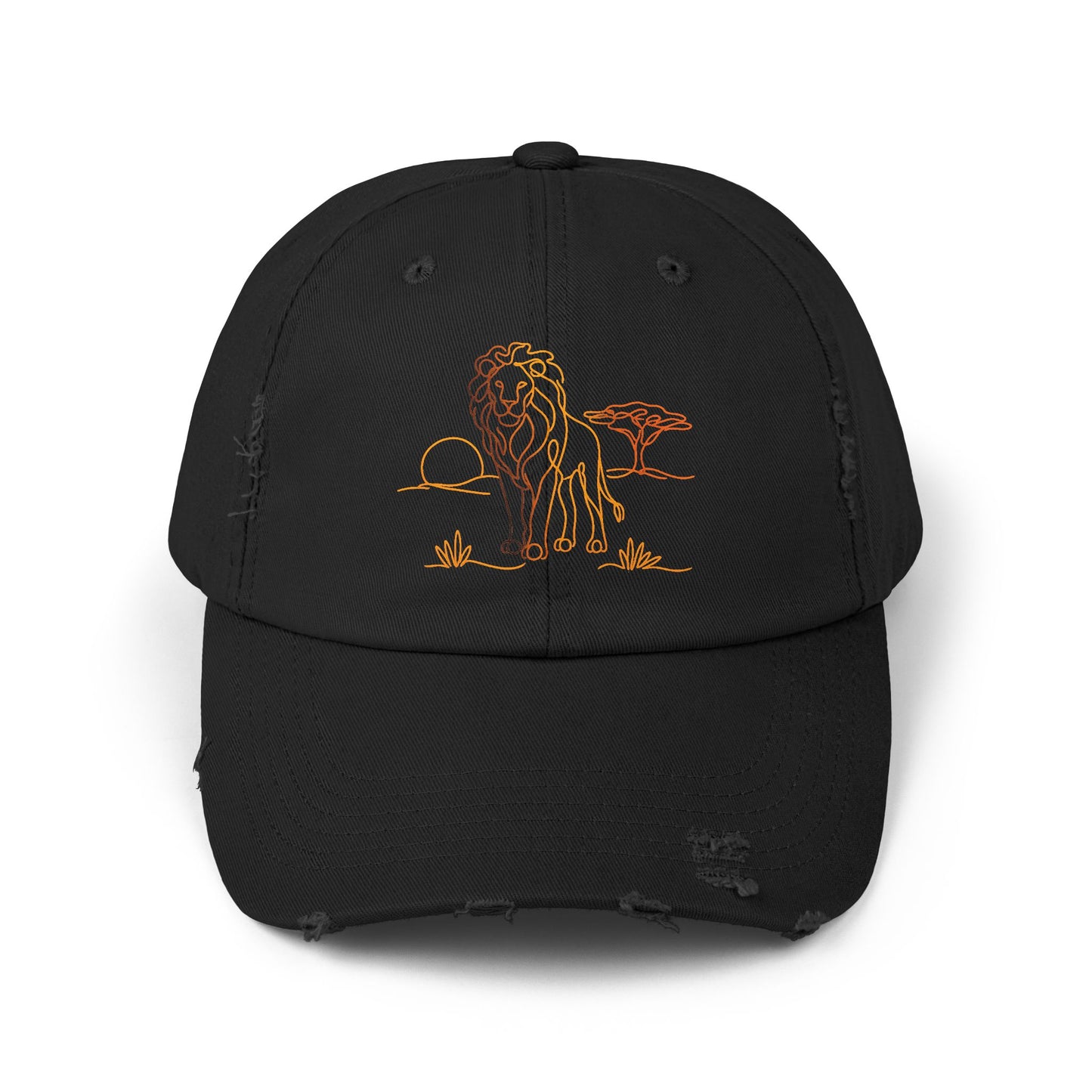Safari Lion | Distressed Cap