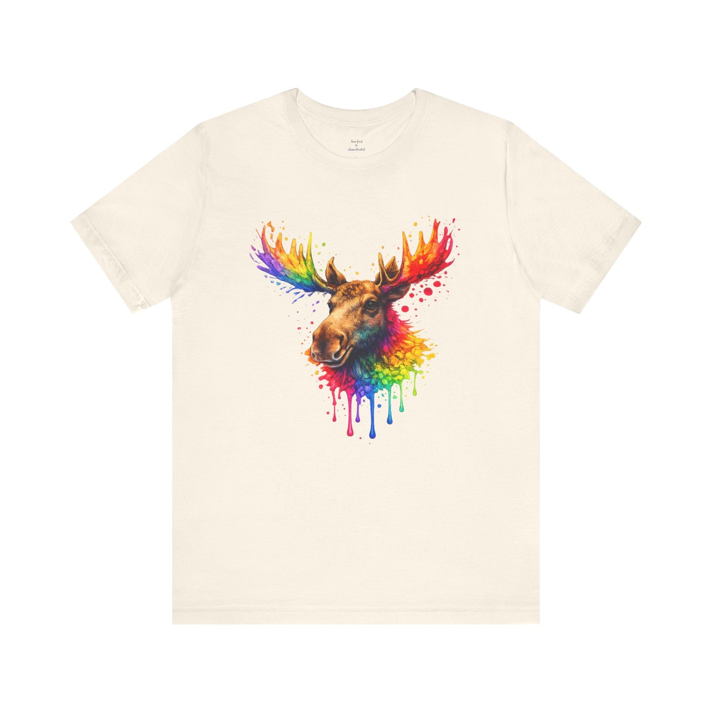 Watercolor Wildlife Moose T-Shirt