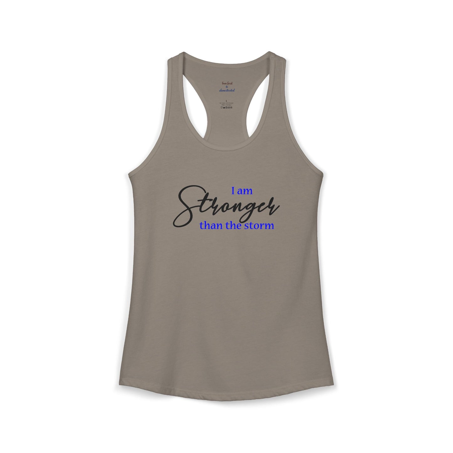 Stronger Than The Storm Racerback Tank