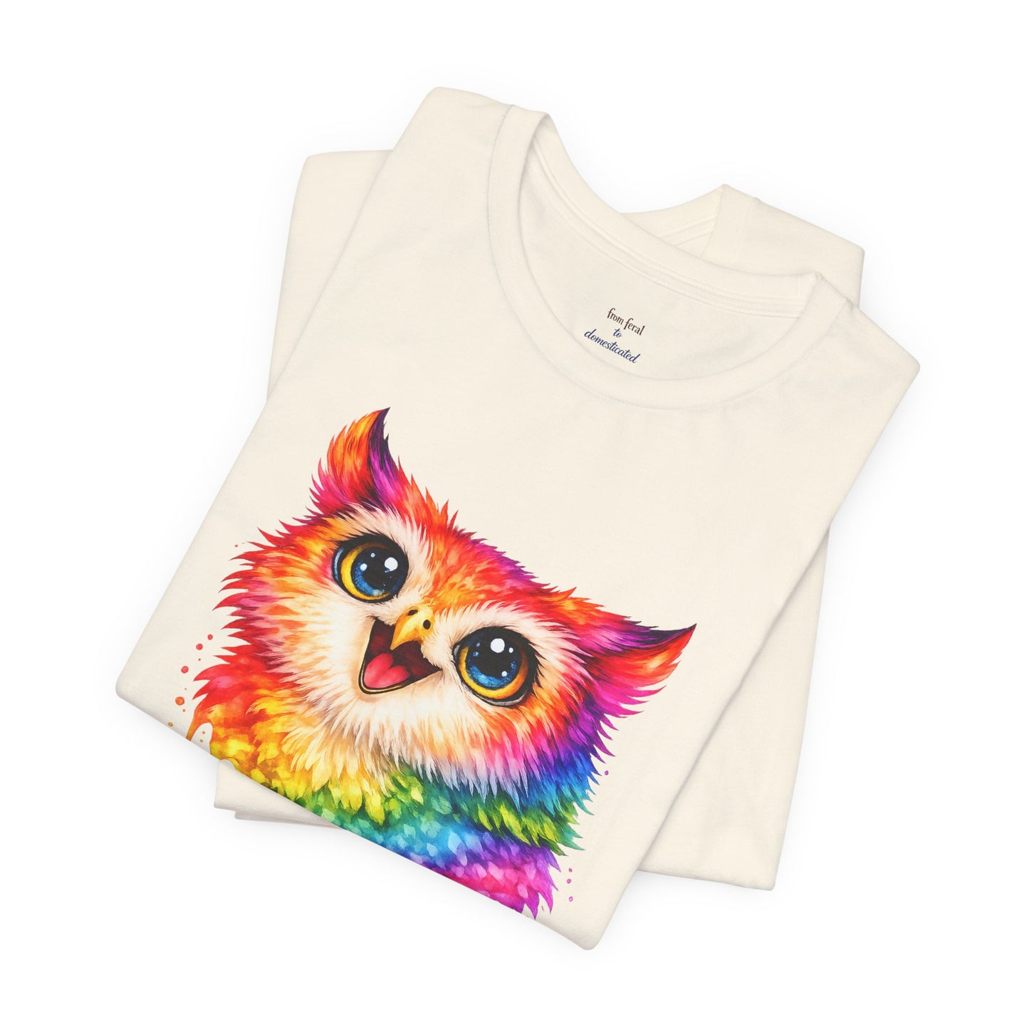 Watercolor Wildlife Owl T-Shirt
