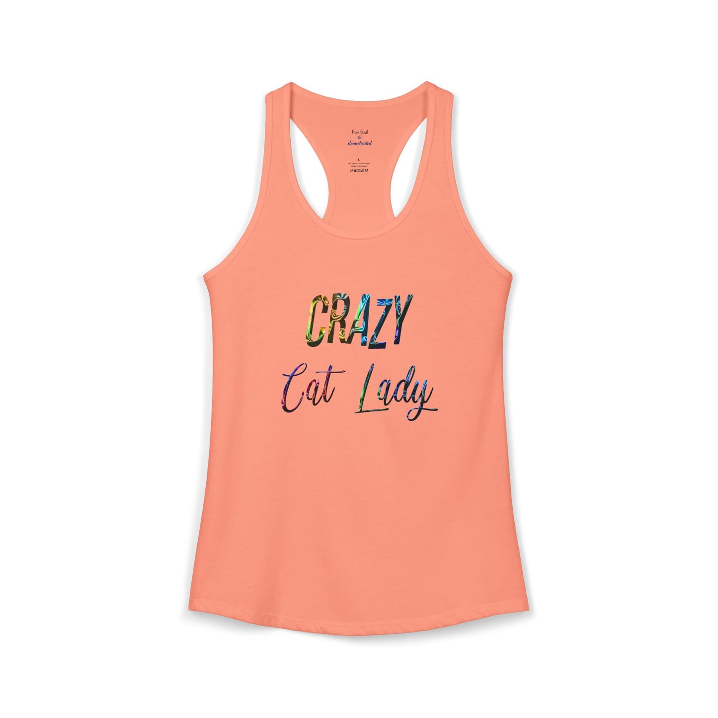 Crazy Cat Lady Racerback Tank