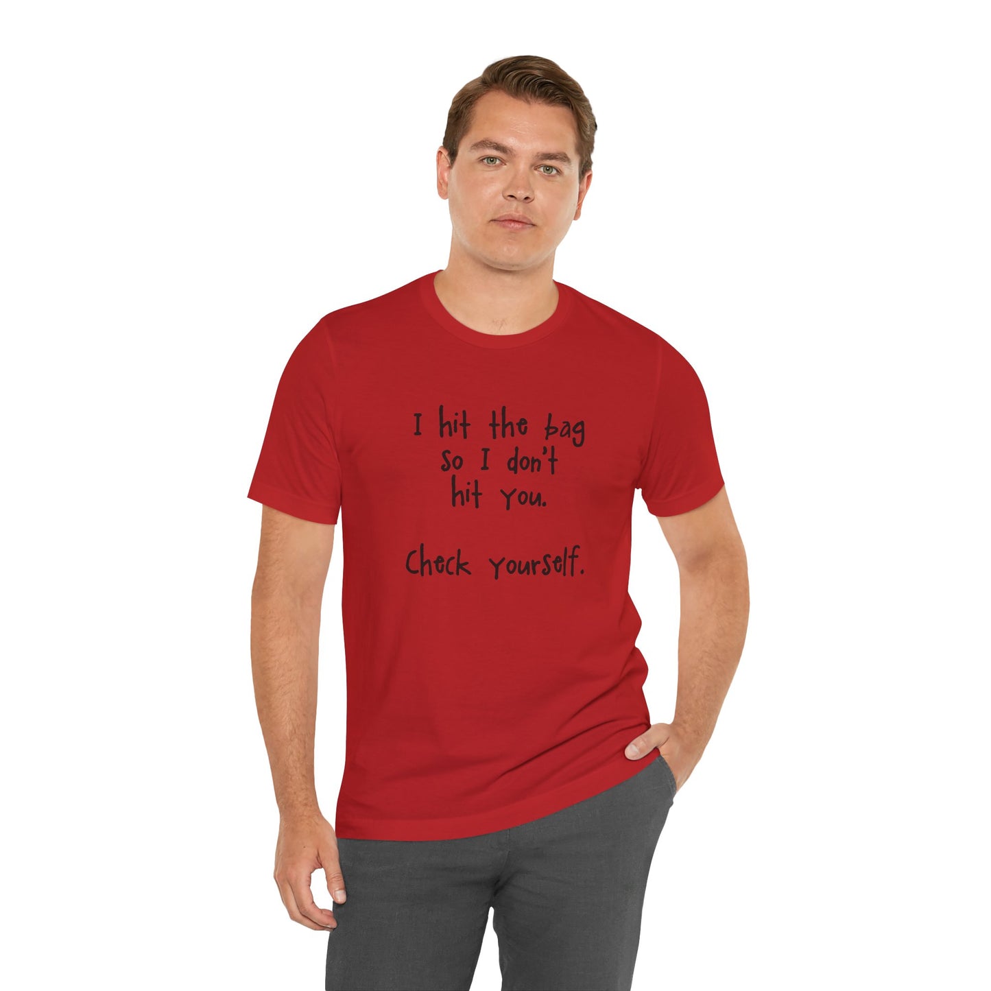 "Check Yourself" Kickboxing Tee