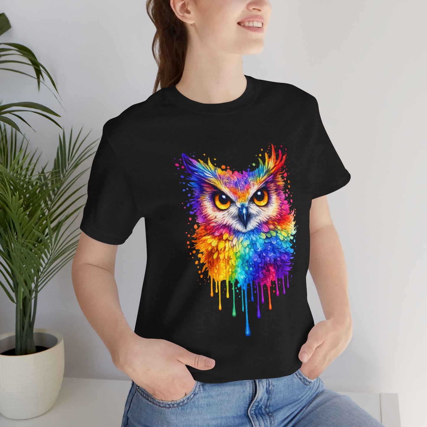 Watercolor Wildlife Owl T-Shirt