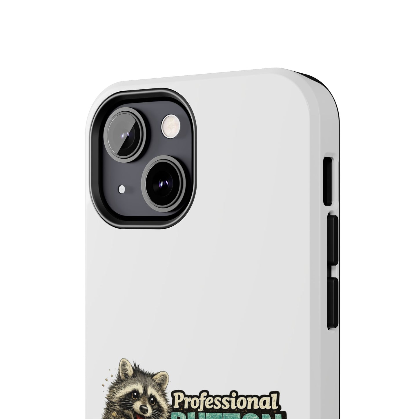 Button Pusher Raccoon Phone Case — Tough & Cute Protective Phone Cover