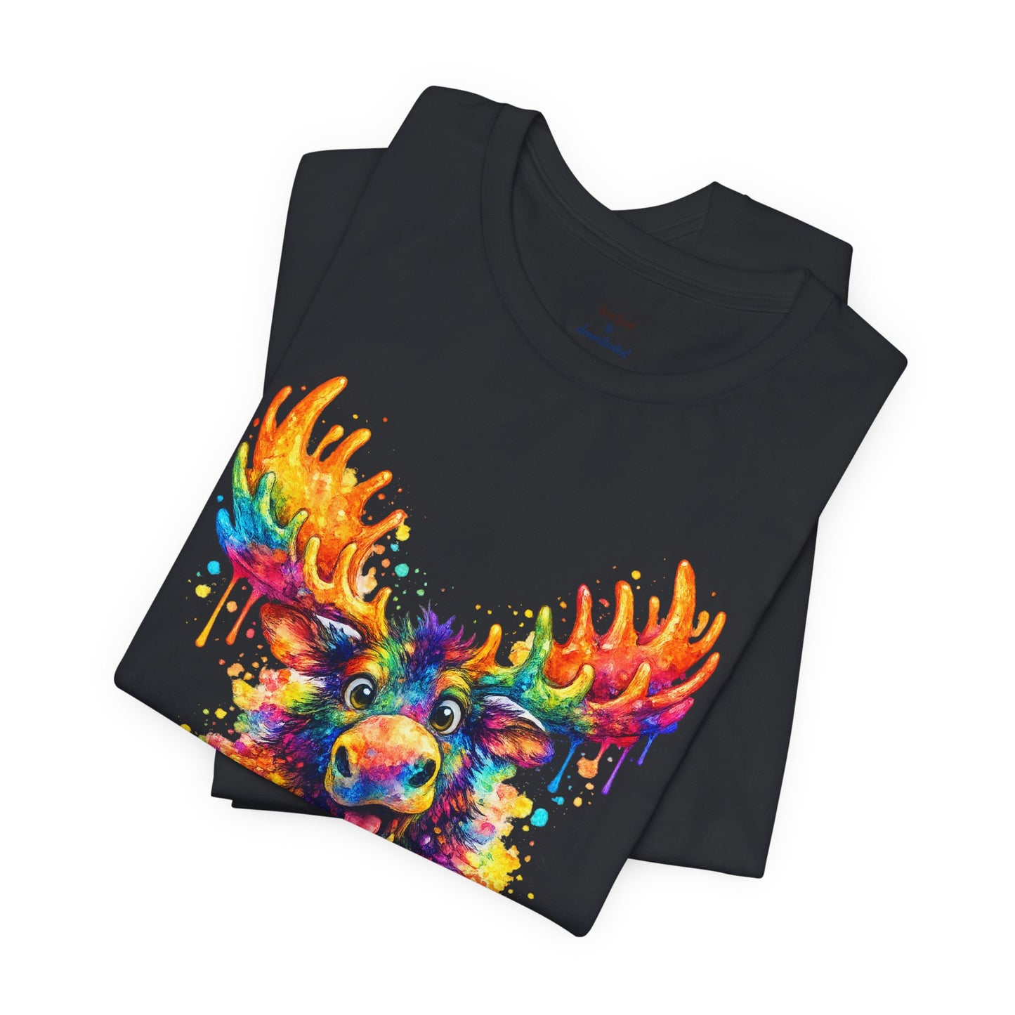 Watercolor Wildlife Moose T-Shirt