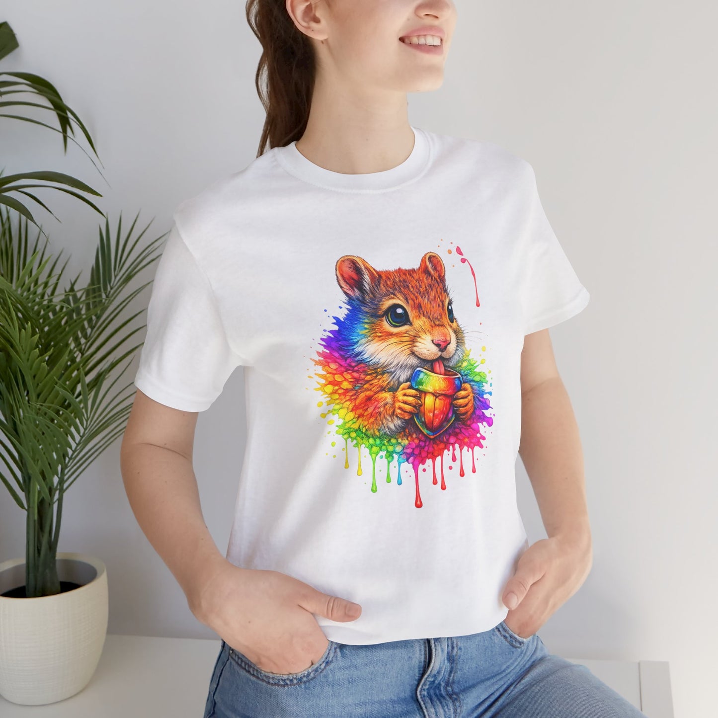 Watercolor Wildlife Squirrel T-Shirt