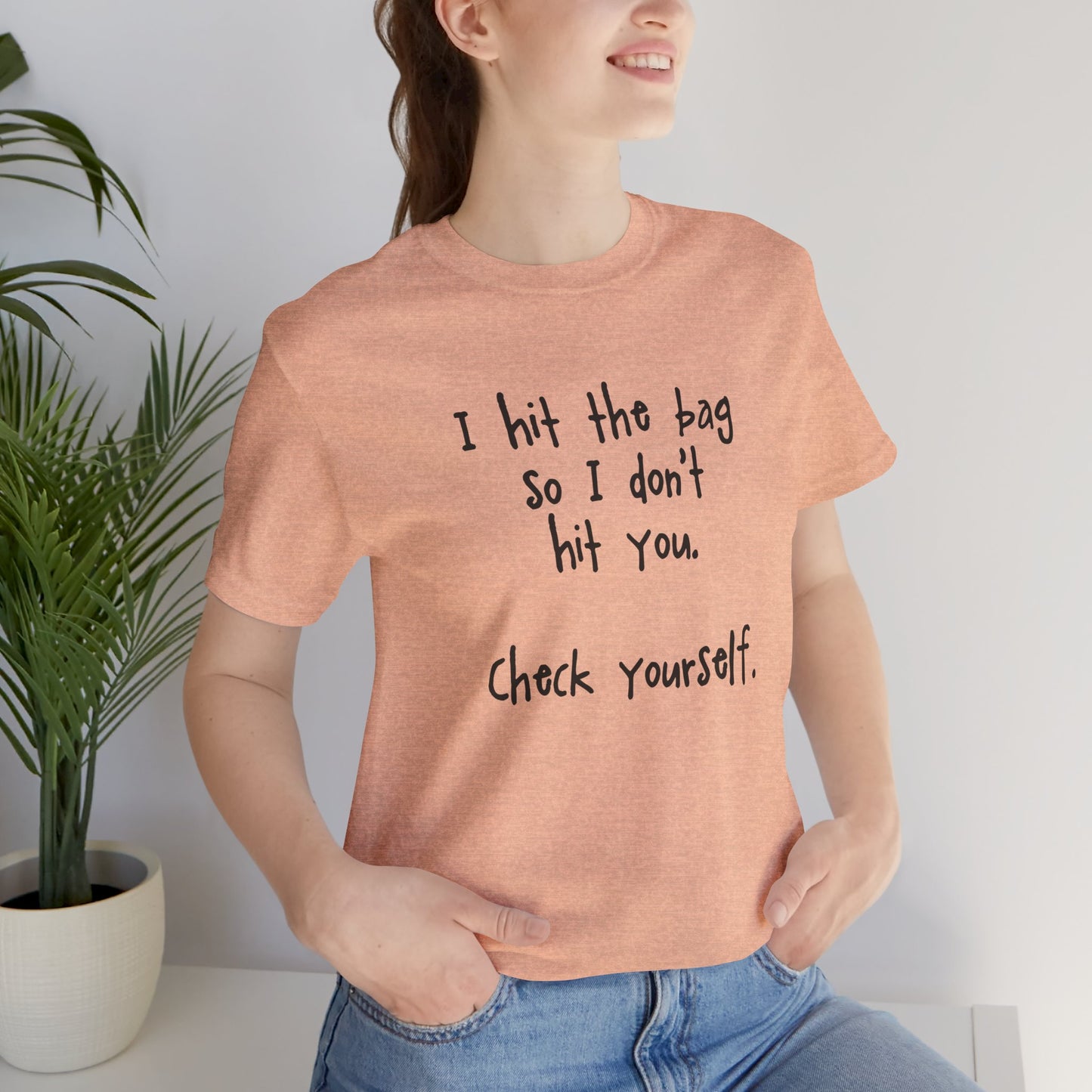 "Check Yourself" Kickboxing Tee