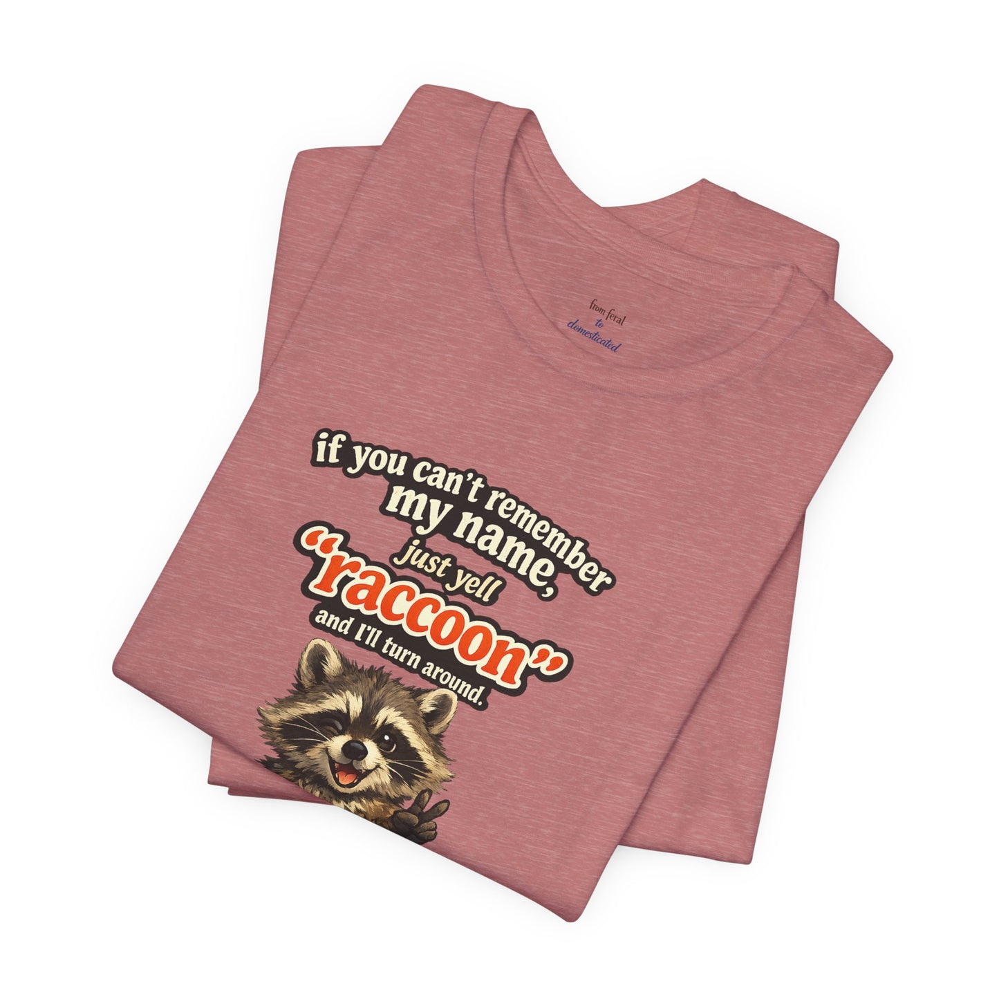 Yell Raccoon T-shirt