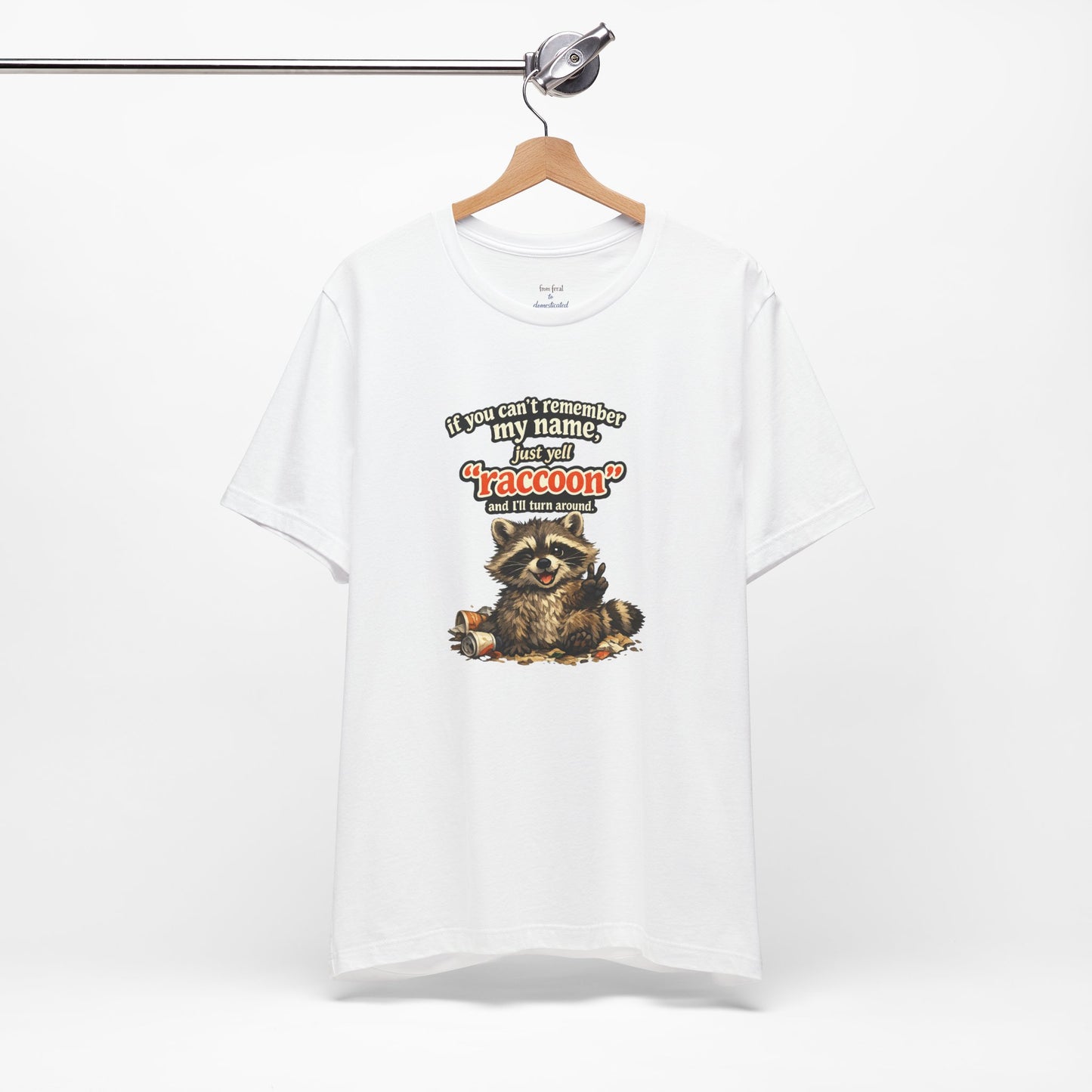 Yell Raccoon T-shirt