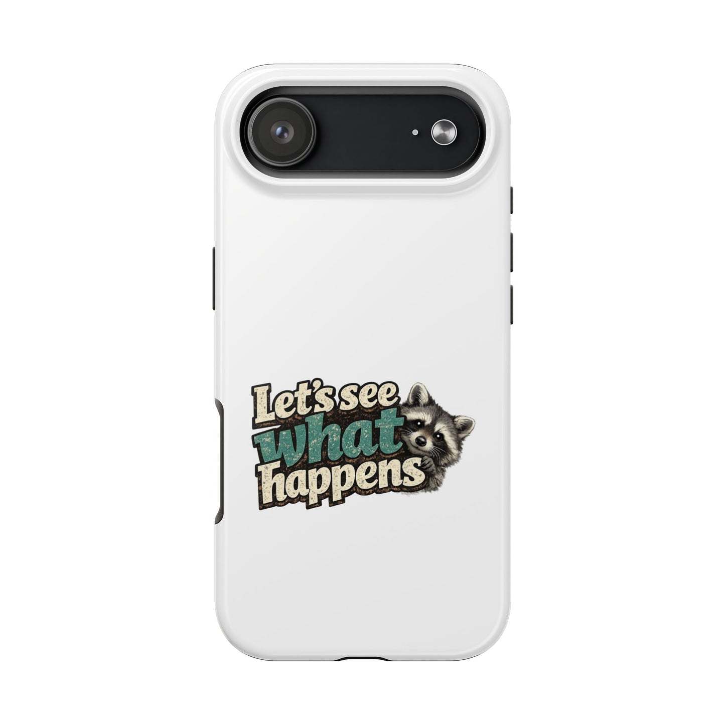 Peek & See Raccoon Phone Case — Tough & Cute Protective Phone Cover
