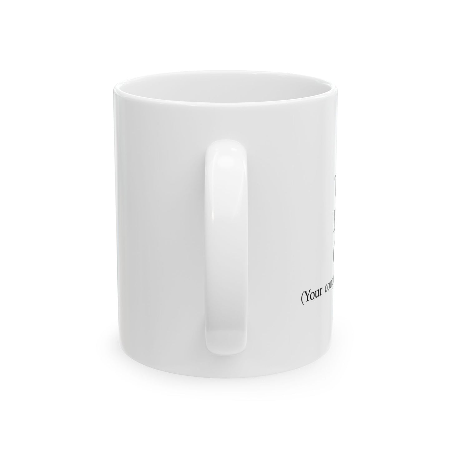 "No Talkee" Ceramic Mug  (11oz & 15oz)
