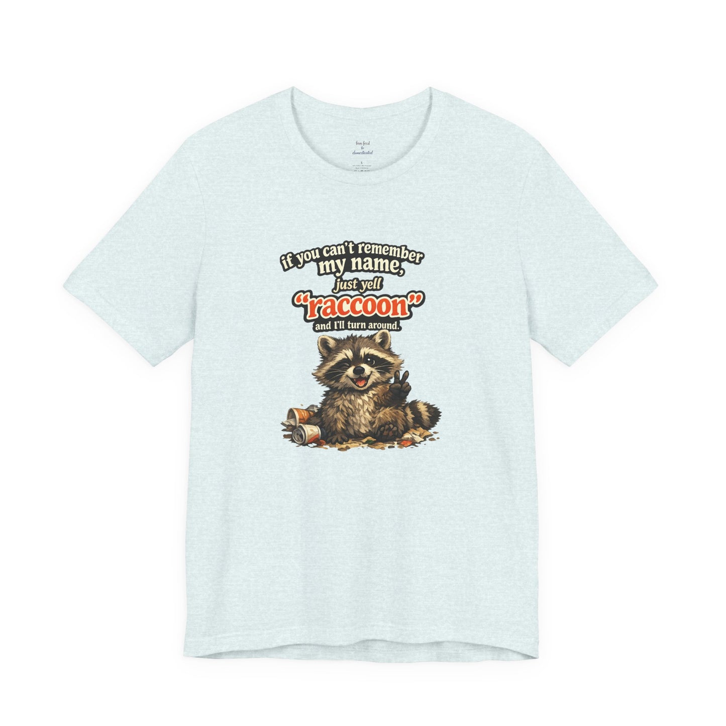 Yell Raccoon T-shirt