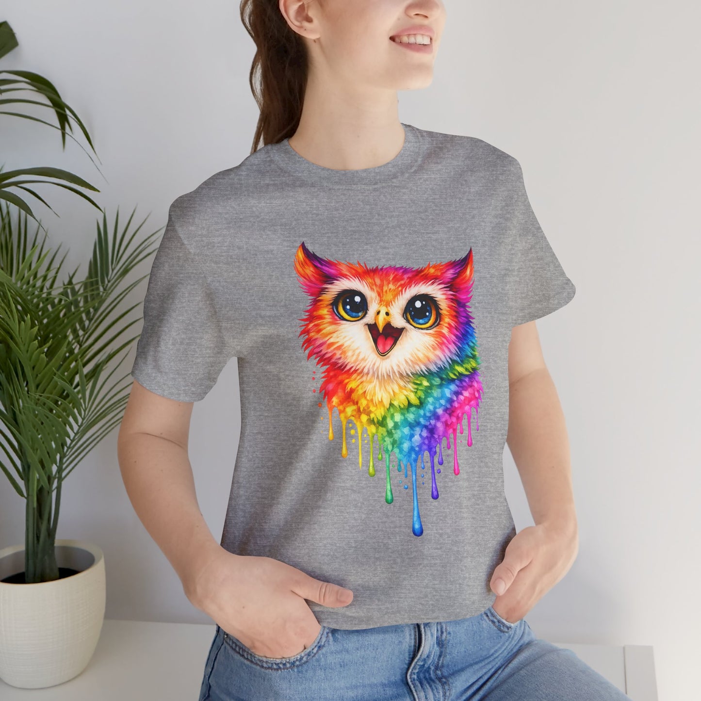Watercolor Wildlife Owl T-Shirt