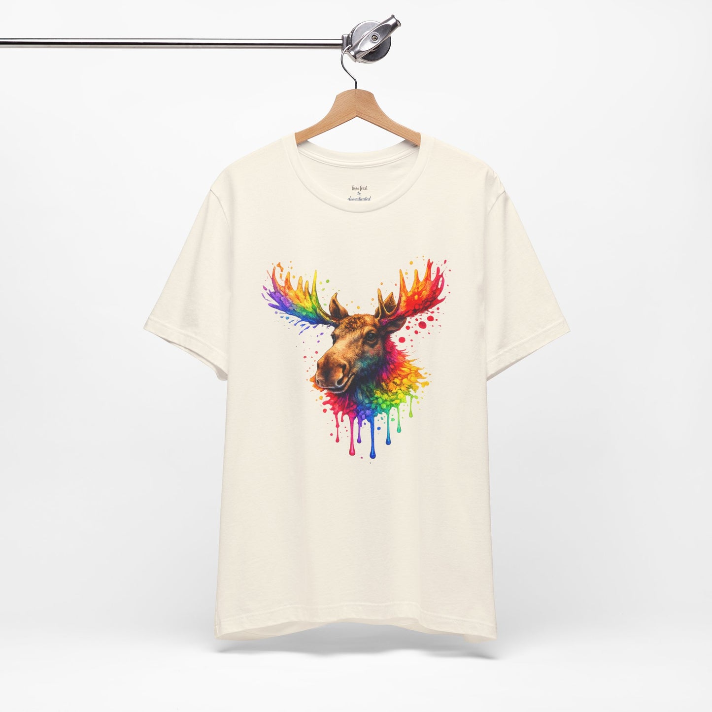 Watercolor Wildlife Moose T-Shirt