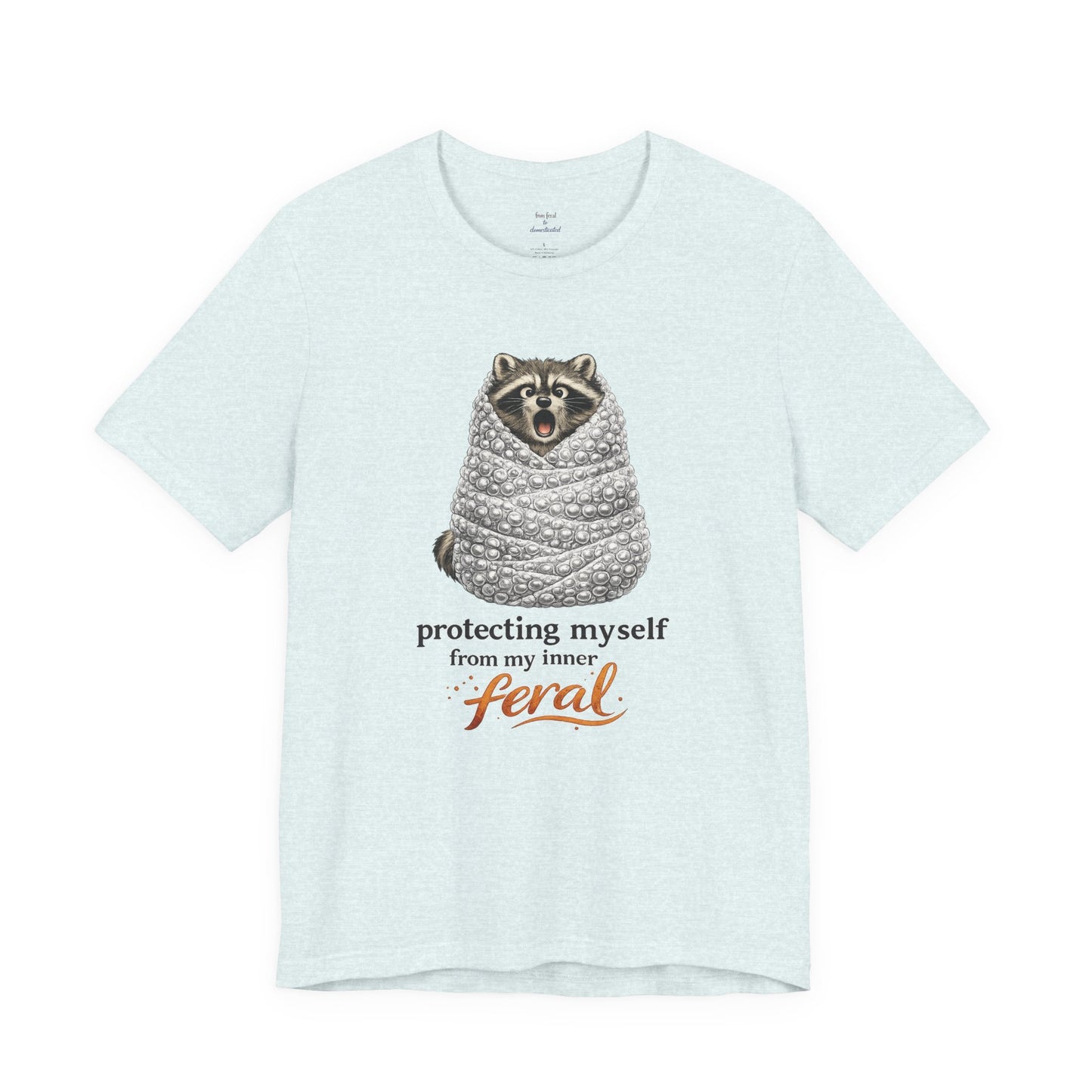 Bubble Wrapped Raccoon T-shirt