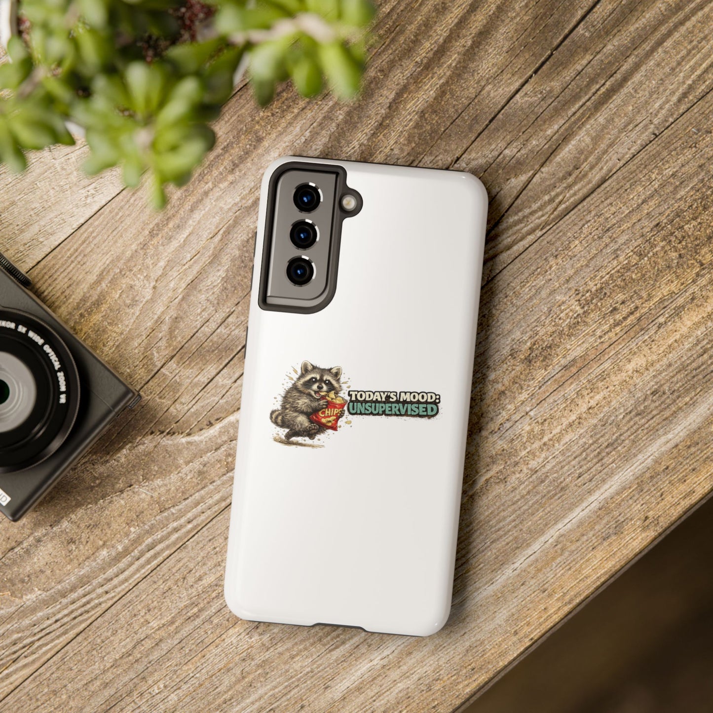 Today's Mood Raccoon Phone Case — Tough & Cute Protective Phone Cover