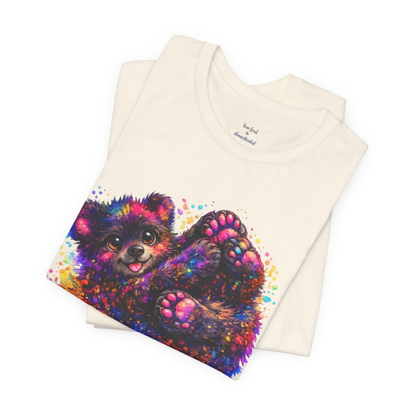 Watercolor Wildlife Bear Cub T-Shirt