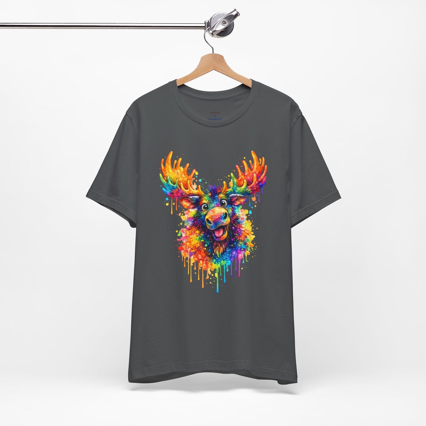 Watercolor Wildlife Moose T-Shirt