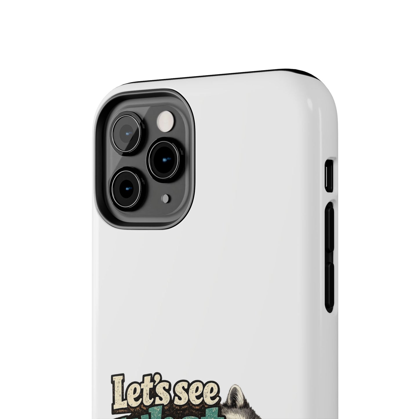 Peek & See Raccoon Phone Case — Tough & Cute Protective Phone Cover