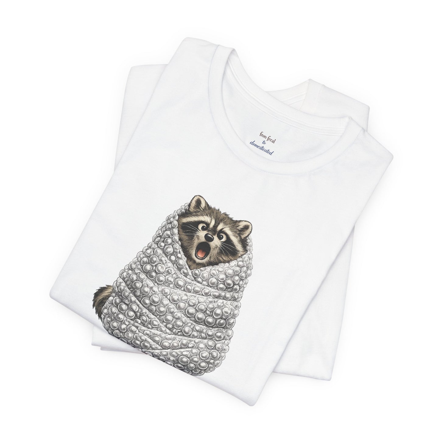 Bubble Wrapped Raccoon T-shirt