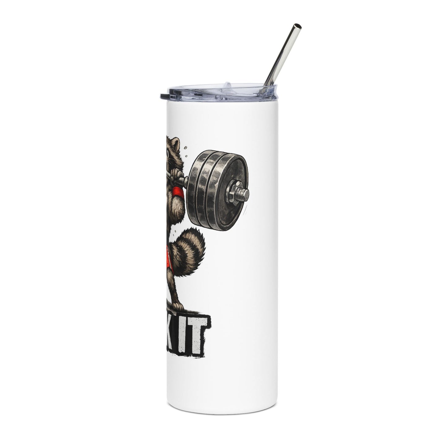 Work It Raccoon 20oz Stainless Steel Tumbler