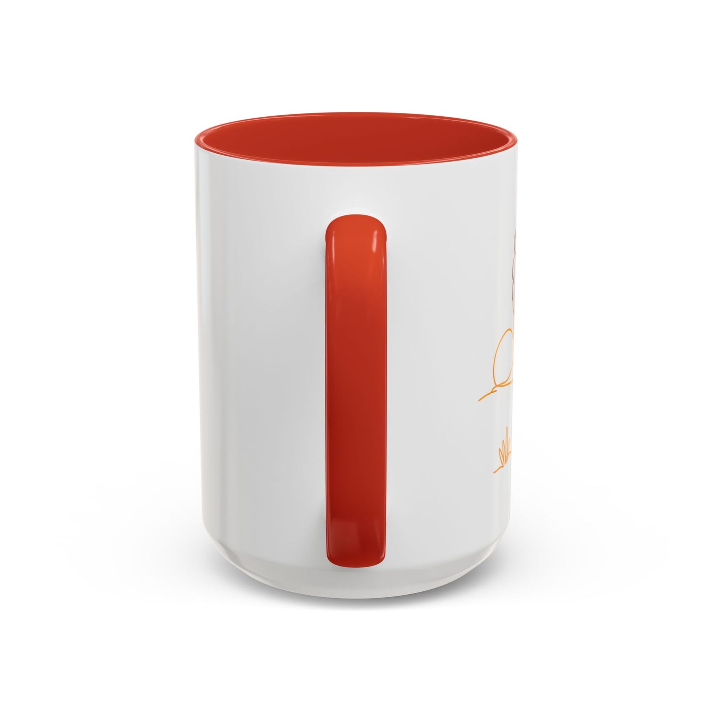 Safari Sunrise Coffee Mug — Minimal Line Lion Design (11/15oz)