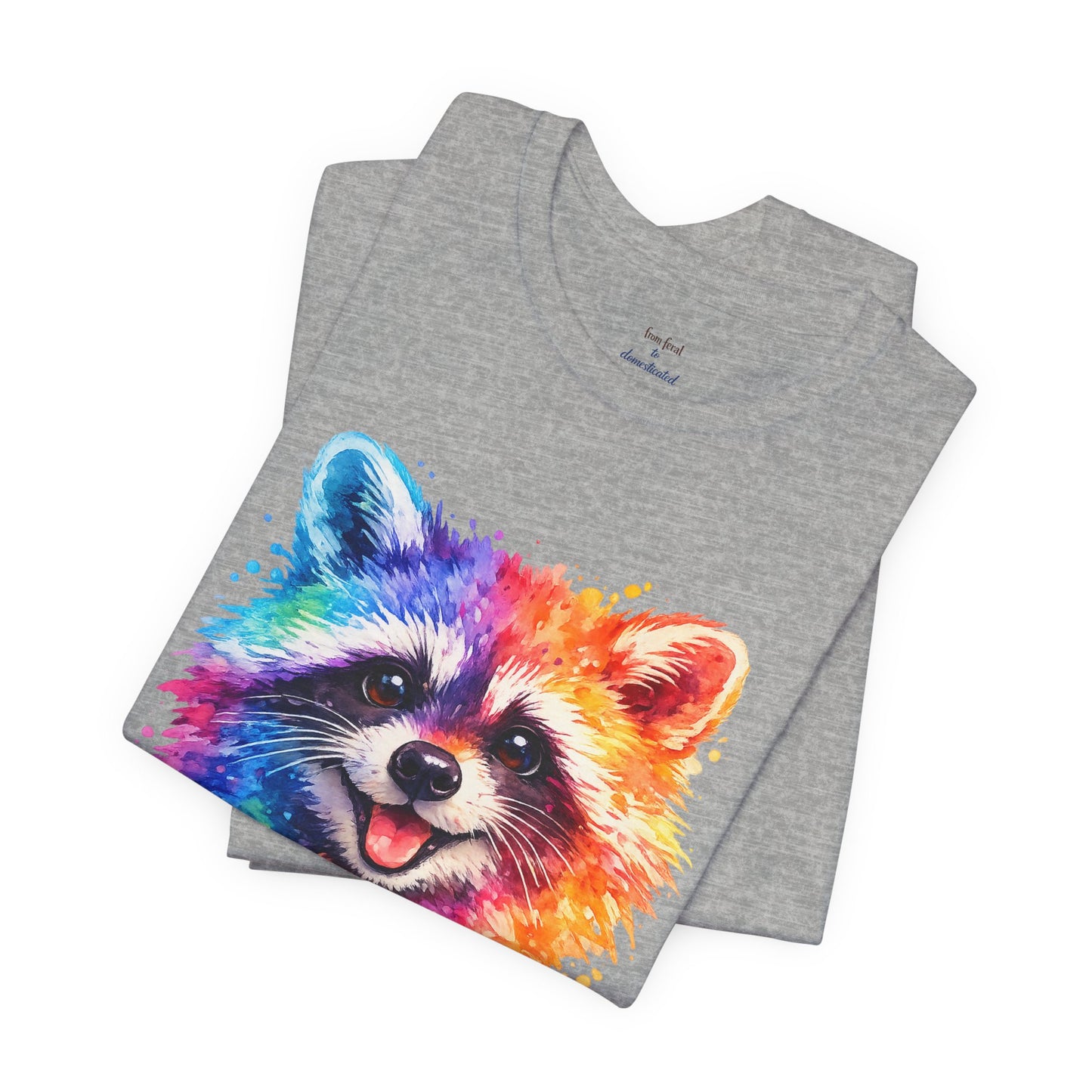 Watercolor Wildlife Raccoon T-Shirt